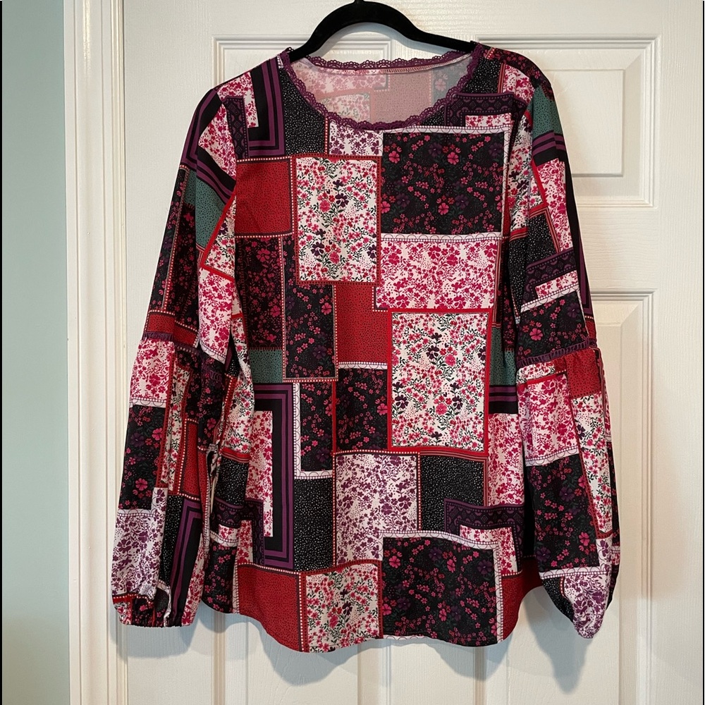 Patchwork blouse